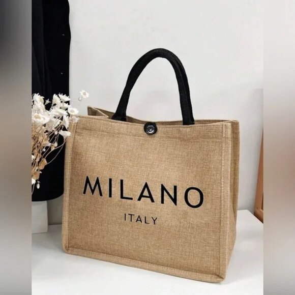 Milano Italy Tote and Pouch 2 Pieces NWT NWT - Picture 2 of 6